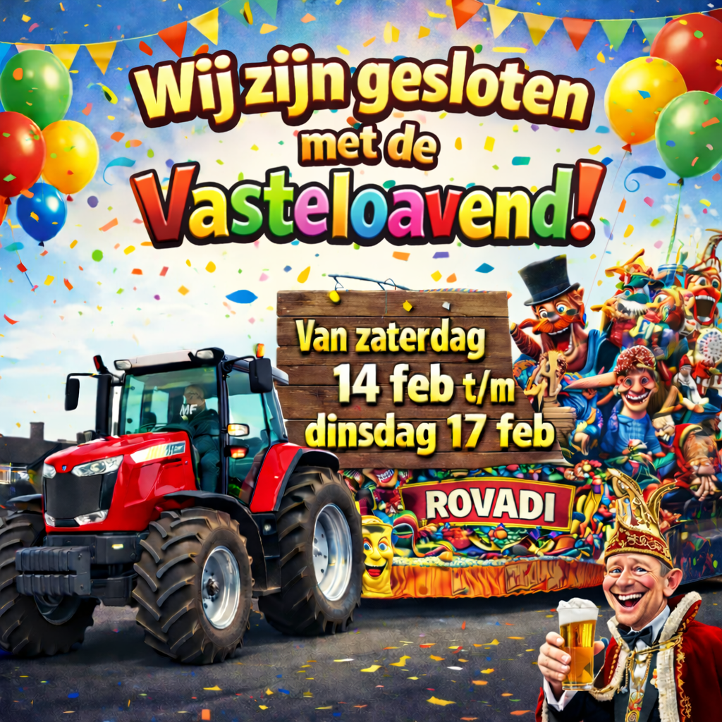 sluiting carnaval 2026